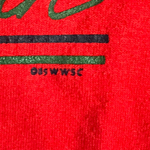 Vintage Single Stitch Red 80's Yellowstone Park Short Sleeve Graphic Tee - Picture 4 of 7